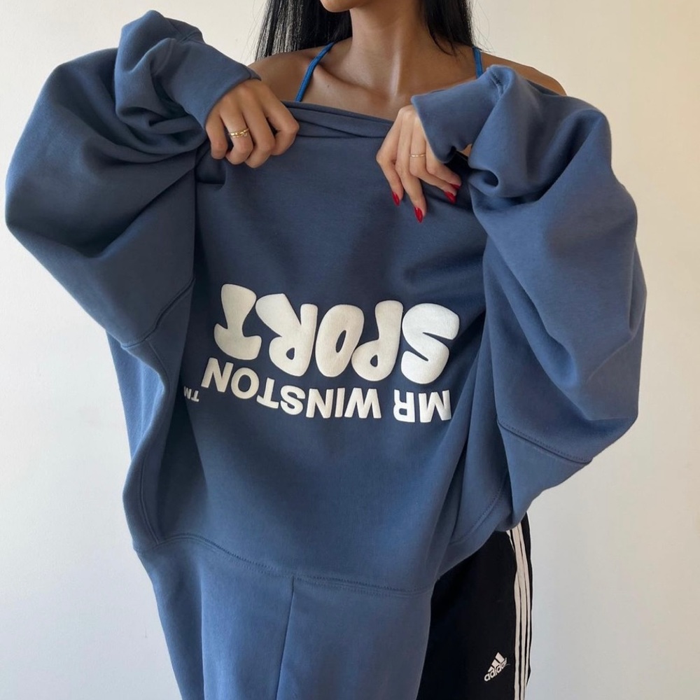 Mr. Winston slate hoodie